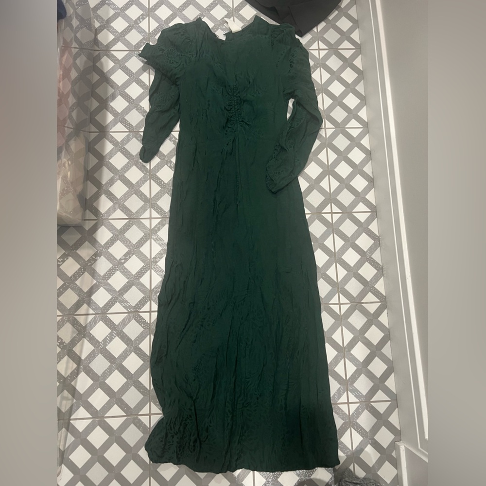 H&M Dark Green Maxi Dress